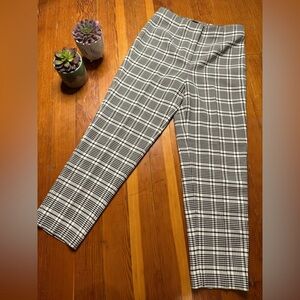 Ann Taylor The Slim High Rise Ankle Pant Plaid